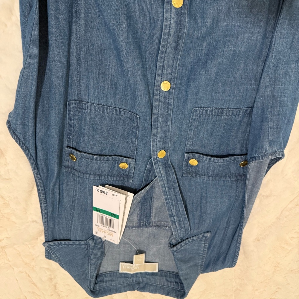 MICHAEL Michael Kors Denim Maxi Dress - Picture 2 of 2